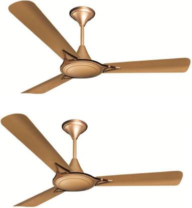 Crompton Avancer prime antidust cocoa gold(Pack of 2) 1200 mm 3 Blade Ceiling Fan