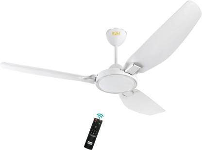 KUHL Brise Plus E3 1320 mm 65% Power Saving BLDC Ceiling Fan |High Air Flow| 5 Star 1320 mm 3 Blade Ceiling Fan