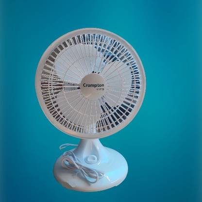 Crompton CITO 225MM ULTRA HIGH SPEED RUST PROOF LONGER LIFE PLASTIC BODY AND BLADES with 24 Months Warranty 225 mm Table Fan