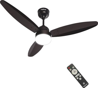 DIGISMART Autum Mark-1 380 RPM High Speed 28Watt With LED Light Inverter Technology 5 Star 1200 mm 3 Blade Ceiling Fan
