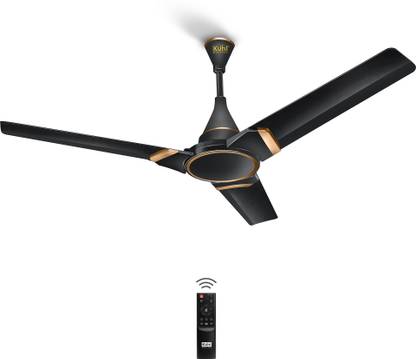 KUHL Prima A3 1200mm Decorative Power Saving|29W|Saves upto 65% Electricity with 1 Year Warranty BLDC Motor with Remote 1200 mm Ceiling Fan