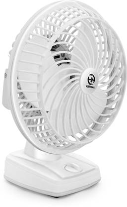 HM Mini White with 12 Months Warranty Energy Saving 225 mm Table Fan