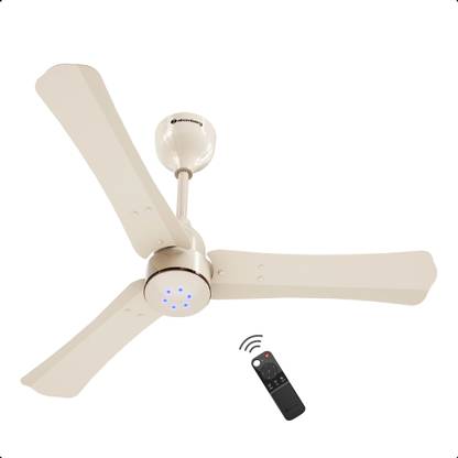 Atomberg Renesa Halo Smart|Voice Controlled|High Air Flow|Low Noise|LED Speed Indicator with 3 Year Warranty BLDC Motor with Remote 900 mm Ceiling Fan