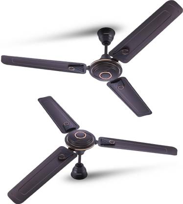 LONGWINGS Bolt inch Ultra High Speed 3 Blade Anti-Dust Decorative Star Rated Ceiling Fan with 1 Year Warranty Energy Saving 1200 mm Ceiling Fan