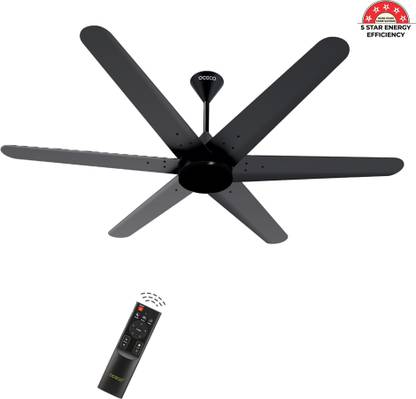 oceco Hexo Energy Saving 6 Blade BLDC Ceiling Fan 5 Star 1200 mm 6 Blade Ceiling Fan