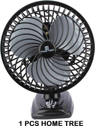 Home Tree 1pcsTable fan 3 Speeds Portable Powerful Table Fan, Personal Cooling fan with 12 Months Warranty Energy Saving 230 mm Table Fan