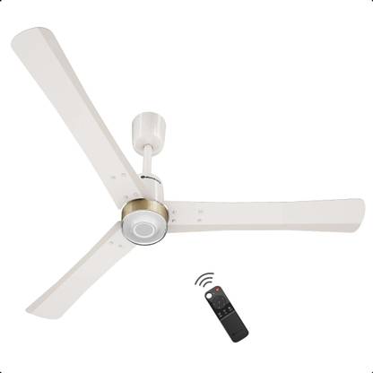 Atomberg Renesa Elite Smart |Voice Control| High Air Flow|Moonbeam LED Light|Sleek Design with 3 Year Warranty BLDC Motor with Remote 1200 mm Ceiling Fan