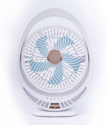 Sampri Small Fan, LED Light, Desk Fan, USB Desk Fan, Portable Fan 3 mm 3 Blade Table Fan