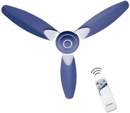 Candes Florence High Speed 3 Star 1200 mm Energy Saving 3 Blade Ceiling Fan  (Silver Blue, Pack of 1)