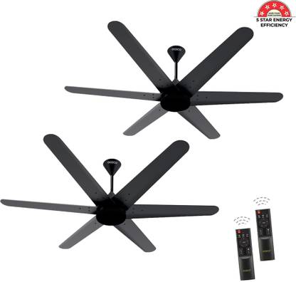 oceco Hexo BLDC Ceiling Fan with Remote Operation 5 Star 1200 mm 6 Blade Ceiling Fan