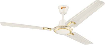 [For SBI Credit Card] Orient Electric Ujala Air Deco 1 Star 1200 mm Ultra High Speed 3 Blade Ceiling Fan  (Ivory, Pack of 1)