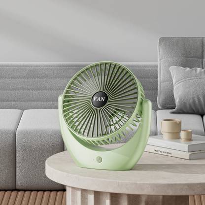 PYXBE Portable Clip on Fan(RECHARGEABLE PORTABLE USB FAN),360° Rotate Personal Mini Fan,Home,Office,3 Speed Portable Clip on Fan,7 Inch Powerful USB Table Fan Rechargeable Fan