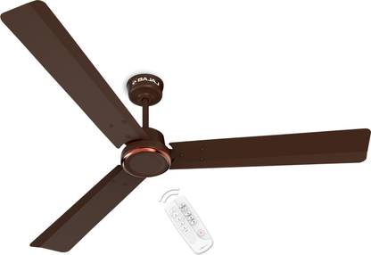 BAJAJ CLASSICO SLEEK PLUS 1200 MM REDWALNUT CF 5 Star 1200 mm 3 Blade Ceiling Fan