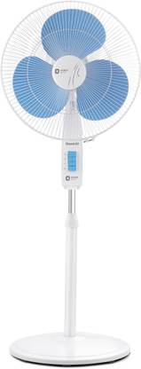 Orient Electric Stand 82 400 mm Energy Saving 3 Blade Pedestal Fan  (Crystal white, Pack of 1) at Rs. 2599