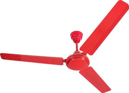 USHA New racer Red with 1 Year Warranty 1200 mm Ceiling Fan