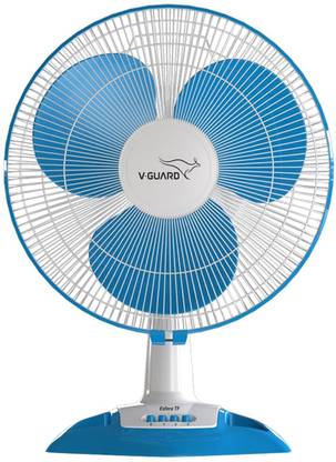 V-Guard Esfera TF (White Blue) 400 mm 3 Blade Table Fan