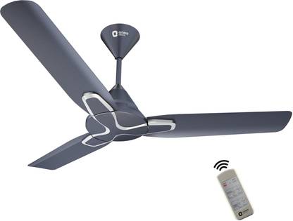 Orient Electric Jazz BLDC with 3 Year Warranty BLDC Motor with Remote 1200 mm Ceiling Fan  (5 Star | Daytone Grey | Pack of 1)