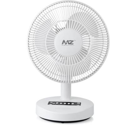 MZ M764 (RECHARGEABLE TABLE FAN) 8000mAh Battery 8Hrs Working Dual mode AC & DC 305 mm 3 Blade Table Fan