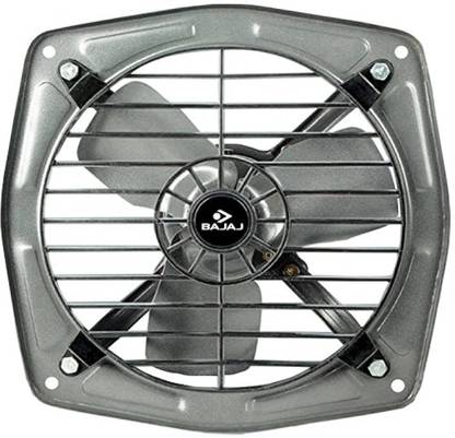 BAJAJ Bahar 225 mm Metallic Grey Dom Ex Fan with 2 Year Warranty Silent Operation 5 mm Exhaust Fan