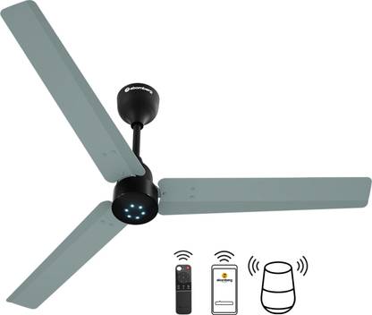 Atomberg Renesa Smart Misty teal with 3 Year Warranty BLDC Motor with Remote 1200 mm Ceiling Fan