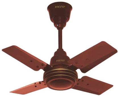 KENT Ceiling Fan 880 RPM Ultra High Speed 4 Dynamically Balanced Blade Fully Copper 4 Star 600 mm 4 Blade Ceiling Fan