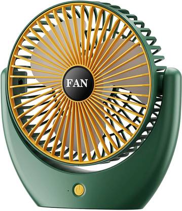 Sampri Rechargeable Lighting & 4-hours Battery Backup Small Pocket, Cooling Mini Hand 3 Speed USB Fan