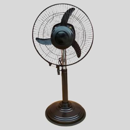 Namelix Moving Bullet Fan 16-Inch Airflow Adjustable Movement Fan Coverage 3 mm 3 Blade 3 mm 3 Blade Pedestal Fan