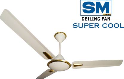 sm luxury (supercool) with 2 Year Warranty Energy Saving 1200 mm Ceiling Fan