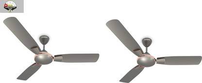 Crompton Highspeed Toro 1 Star 1200 mm (Warm Grey, Pack of 2) with 2 Year Warranty 1200 mm Ceiling Fan