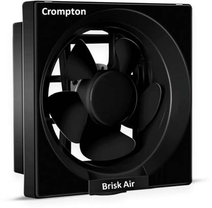 Crompton Brisk Air Super Silent Automatic Shutters High Speed 100% Copper 19 with 24 Months Warranty Silent Operation 200 mm Exhaust Fan
