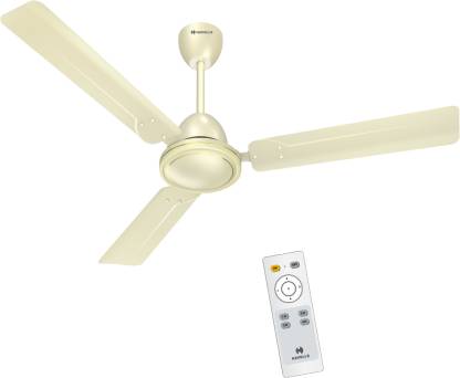 HAVELLS Artemis BLDC 5 Star 1200 mm BLDC Motor with Remote 3 Blade Ceiling Fan  (Bianco, Pack of 1)