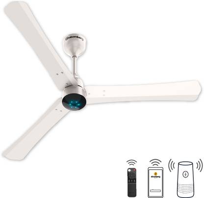 Atomberg Renesa Smart+ BEE Rated 5 Star 1200 mm BLDC Motor with Remote 3 Blade Ceiling Fan  (Pearl White, Pack of 1) at Rs. 4990