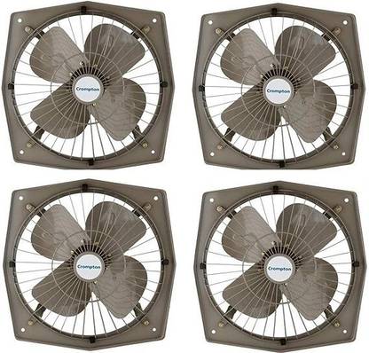 Crompton Trans Air 225 mm pack of 4 with 1 Year Warranty 225 mm Exhaust Fan