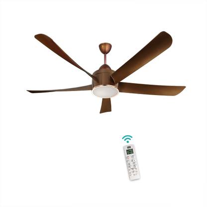 KUHL Platin D5 Stylish 65% Power Saving with 1 Year Warranty BLDC Motor with Remote 1500 mm Ceiling Fan