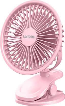 UN1QUE Portable Clip on Fan Battery Operated, 6 Inch Powerful USB Table Fan, 3 Speed Portable Clip on Fan Battery Operated, 6 Inch Powerful USB Table Fan, 3 Speed USB Air Cooler