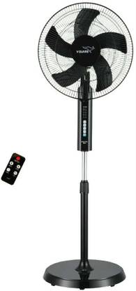 V-Guard Esfera Plus BLDC (Black) with 2 Year Warranty BLDC Motor with Remote 400 mm Pedestal Fan