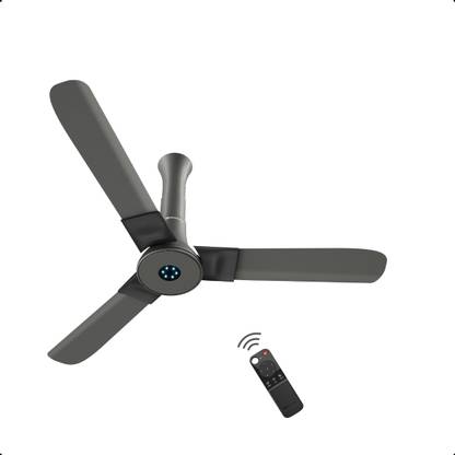 Atomberg Studio+|Adjustable Canopy|High Air Flow|LED Speed Indicator|Low Noise|Designer with 3 Year Warranty BLDC Motor with Remote 1200 mm Ceiling Fan