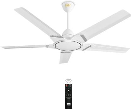 KUHL Brise Star E5 65% Power Saving with 5 Year Warranty BLDC Motor with Remote 1320 mm Ceiling Fan