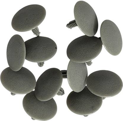 KYLO Grey Universal Car Push Clip Button | Secure Bumper, Roof Top, Door Pad & Trim Fastener