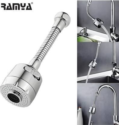 Ramya 360 Degree Rotatable Saving Tap Aerator Premium Quality Faucet Extension Faucet Arm