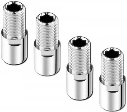 ANMEX (3")Full Brass Extension Nipple for Bathroom Taps/Kitchen Taps(3 INCH)-SET OF 4 Faucet Nozzle