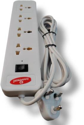 Megamoon Strip 4+1 10 Amp Socket Load with Heavy Brass Parts 4 Meter Wire Faucet Arm