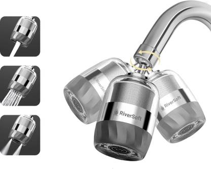 RiverSoft Ecoblu NEO EB-06 Tap Extension for Kitchen Sink | 3 Flow Modes| Built-in Filter Faucet Mount