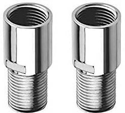 fastgear 2inch Threaded Brass Screw Fittings Pipe Quick Connector (2pcs) Faucet Nozzle