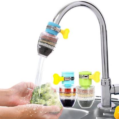 Plantone Purifier Filter Faucet 6 Layer Carbon Activated Dust Chlorine Remover PACK OF 1 Faucet Mount