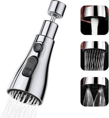 Deoxys Kitchen Tap Spray Head Faucet Sprayer Attachment 3 Functions Spray Head Faucet Set