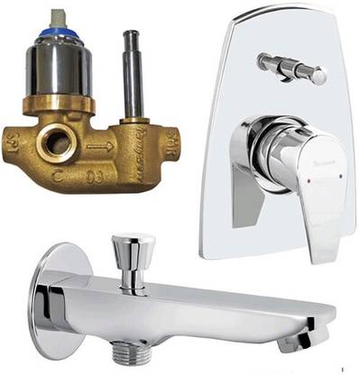 Parryware Edge diverter Body With upper Trim with tip ton spout 228 Faucet Set
