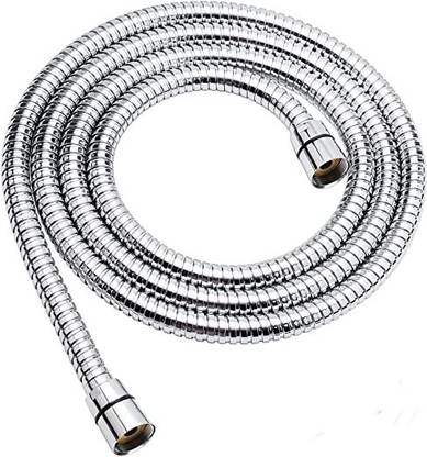 Krystal by Krystal Jet Spray Pipe for Toilet Shower Pipe for Bathroom 1.25 Meter, Silver Faucet Set