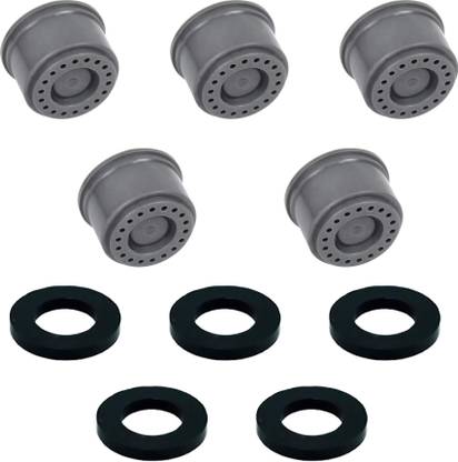 Acetap Kitchen Tap Water Saving Aerator, Shower Flow, Plastic (22 mm Diameter, Grey) 5 Faucet Set