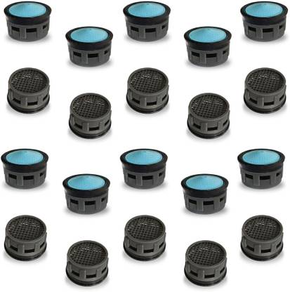 Acetap Plastic Fusion High-Pressure Replacement Water Aerator Tap and Faucet Foam Flow (Pack of , 20 Piece) Faucet Set